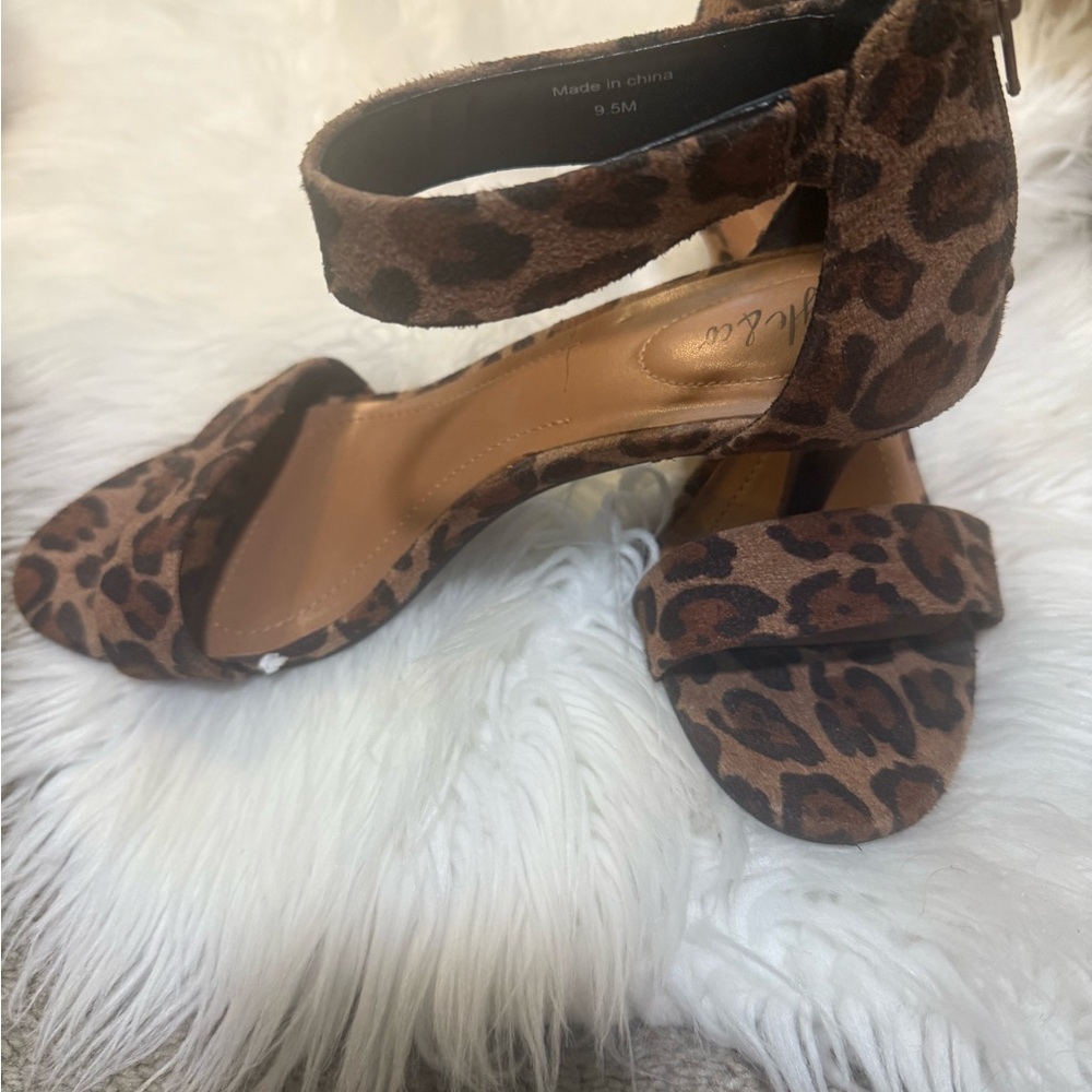 Style & Co. Brown Leopard Print Heels